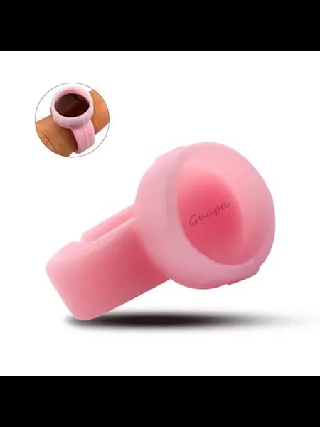 Силиконовые кольца для микроблейдинга розовые, 1,3 см