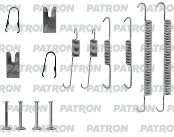 комплект монтажный тормозных колодок барабанных toyota: avensis 97-03, avensis l (PATRON PSRK0078)