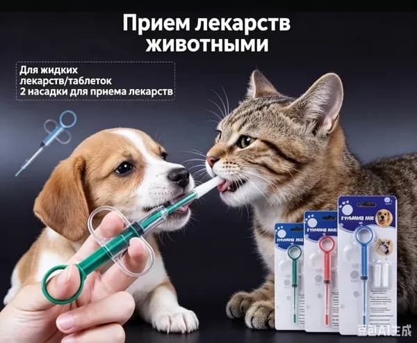 Кормушка для домашних животных, медицинская игла