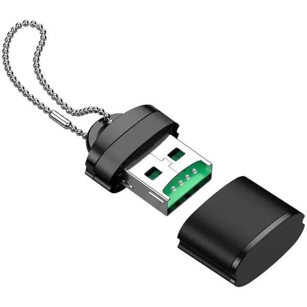 Адаптер для карт памяти USB2.0, Черный