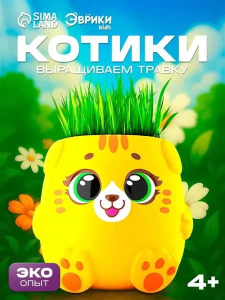 Набор для опытов, выращиваем траву