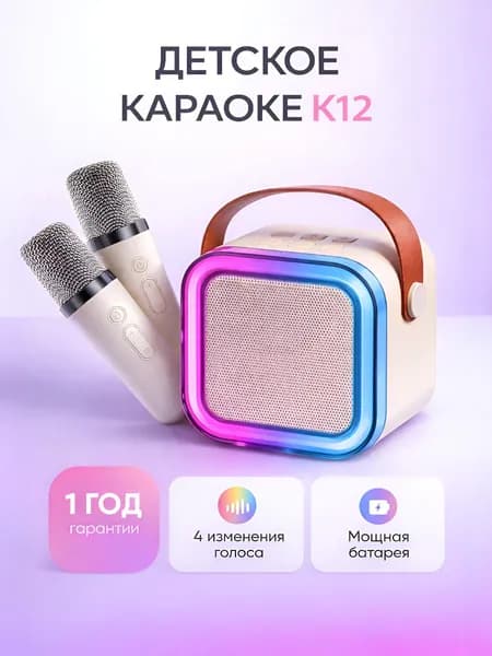 Детская караоке система с двумя микрофонами
