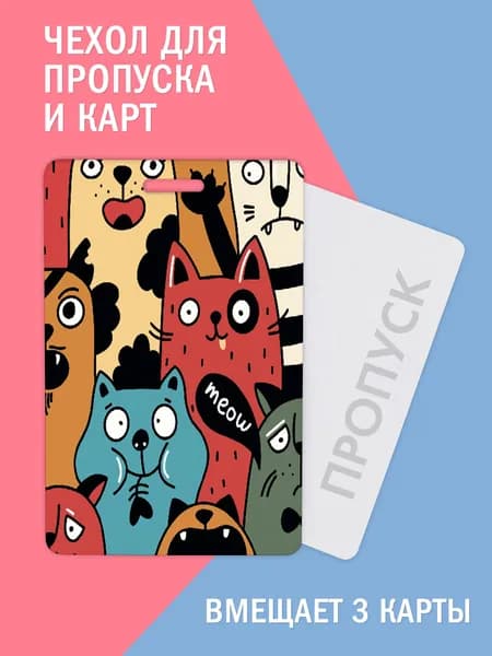Бейдж для карт и проездного