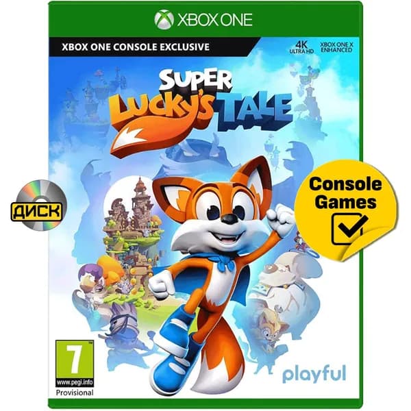 Игра XBOX ONE Super Luckys Tale (русские субтитры) (Xbox One, Русские субтитры)