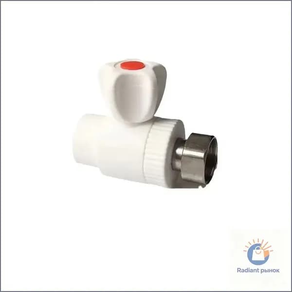 Кран радиаторный шаровой с американкой 20х1/2" угловой 2 шт