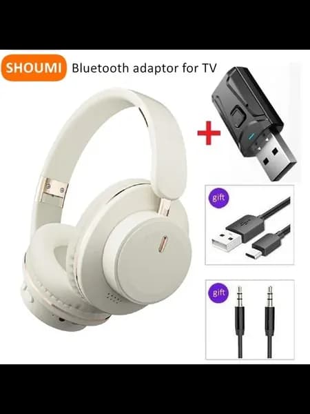 Беспроводные наушники Bluetooth 5.0, белый