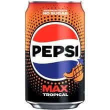 Газированный напиток Pepsi Max Tropical NO SUGAR 330 мл