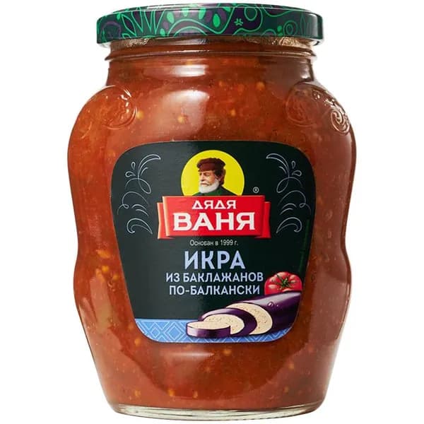 Икра Дядя Ваня из баклажанов по-балкански, 350 г