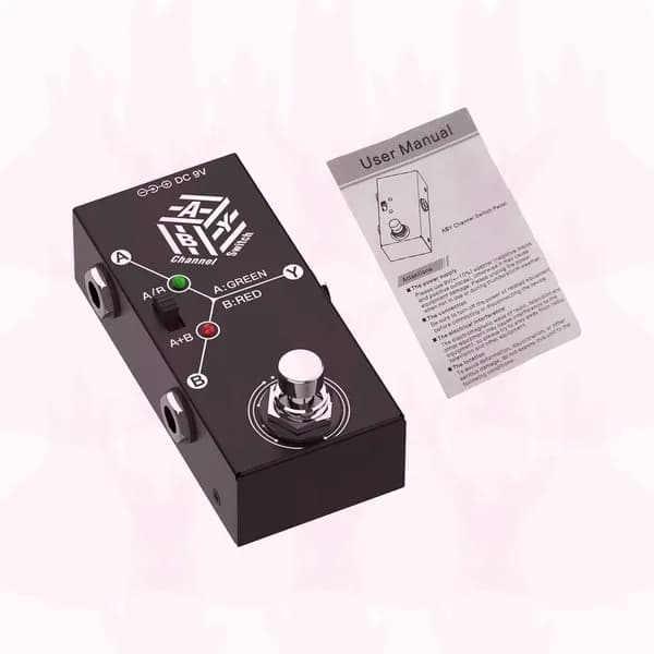 Гитарные педали ABY Box Line Selector Переключатель AB Мини-гитарная педаль,