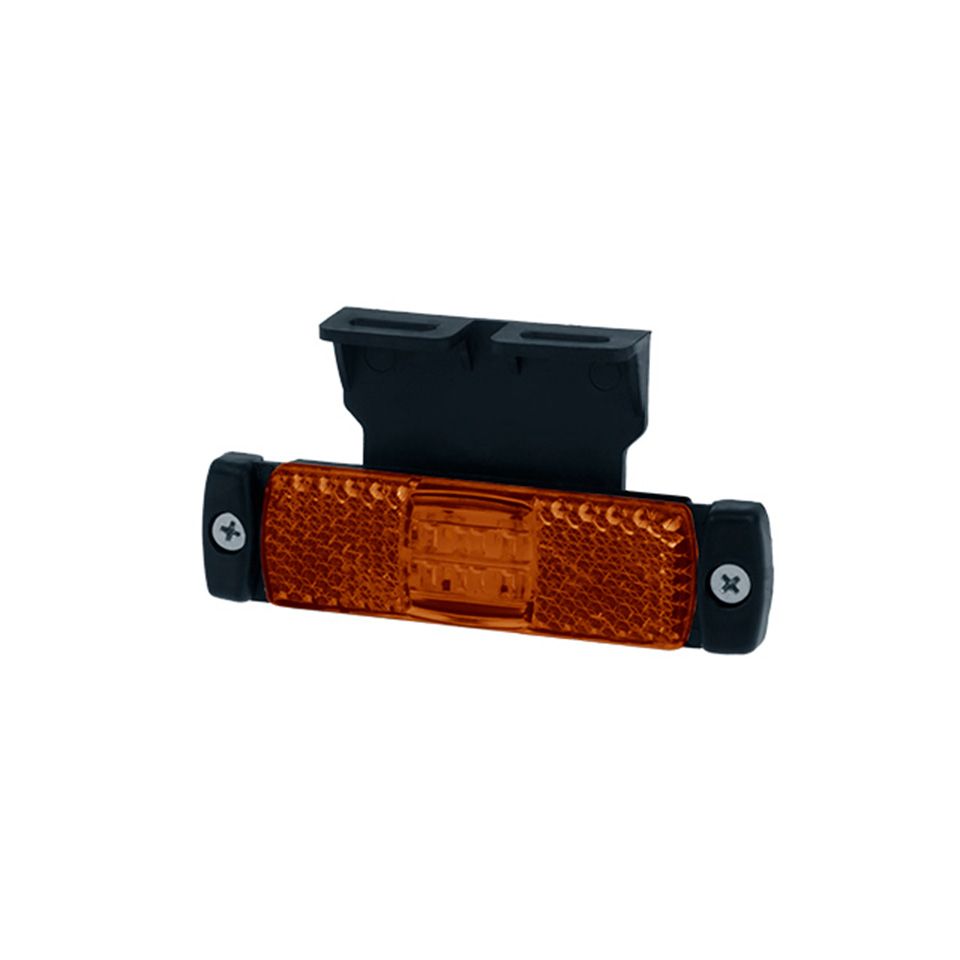 Фонарь габаритов 80-00-1 24V LED желтый с кронштейном
