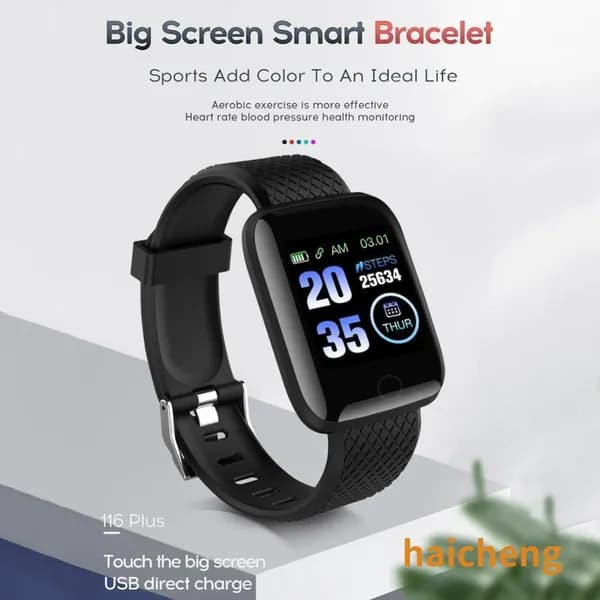 milochic Смарт-часы 116Plus, 30mm, Черный