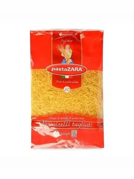 Макаронные изделия Pasta Zara Вермишель № 80 500 г