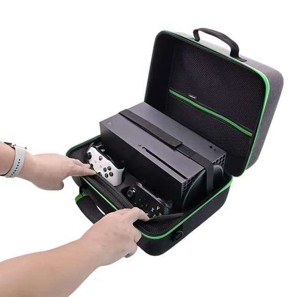 Чехол для Xbox Series X/S с ручкой, 370 280 192 мм