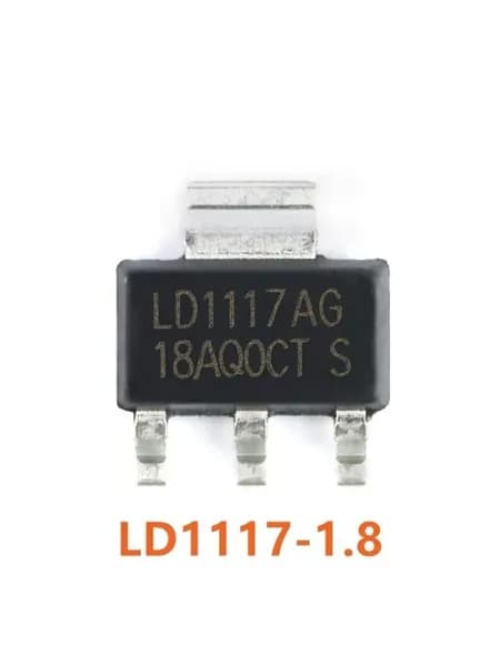 10шт 100% оригинальн LD1117-1.8V SOT-223 Низковольтный линейный стабилизатор напряжения