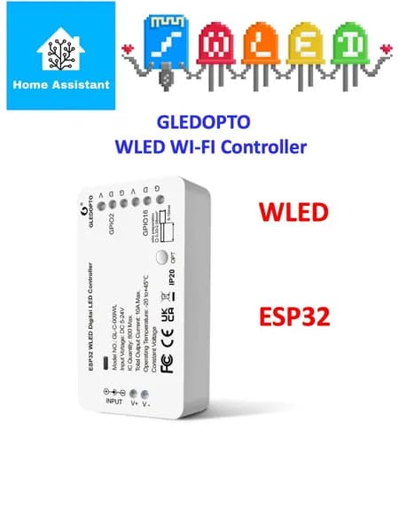 WLED контроллер GL-C-009WL (для адресной ленты) 5-24V