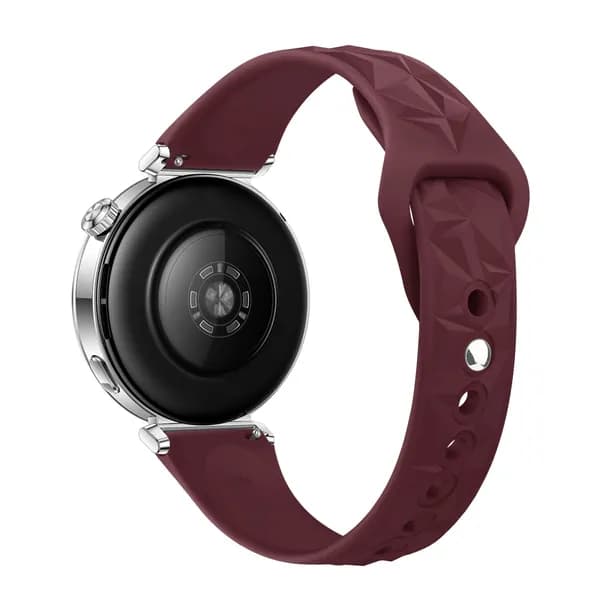 18 мм силиконовый ремешок для HUAWEI Watch GT6/5/4 41 мм, Спортивный ремешок, узор из ледяных кристаллов