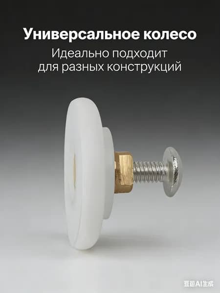 Ролик для душевой кабины с желобом 26 мм