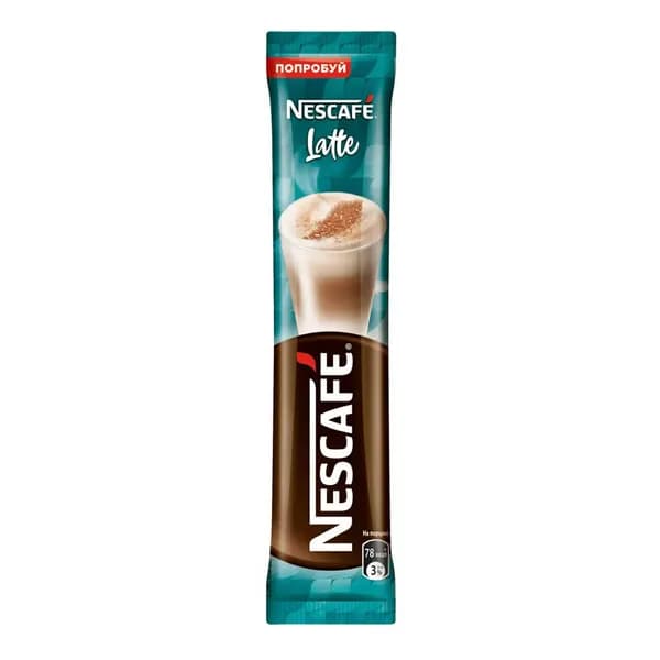 Напиток кофейный растворимый НЕСКАФЕ Latte, 18г