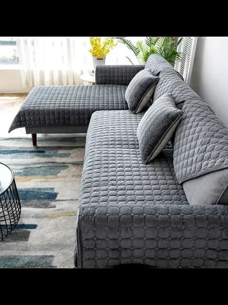 Серый чехол на диван 70x70 см, Dark Grey