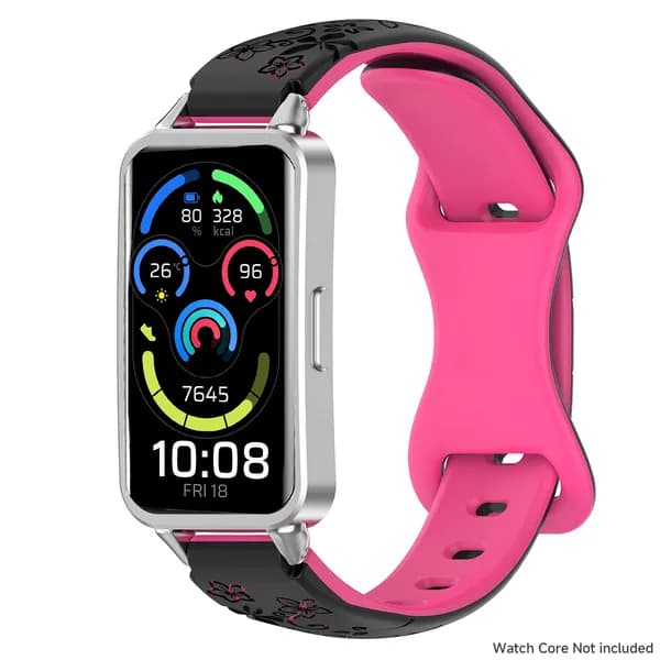 высеченный силикон ремешок для Huawei Band 11/11Pro, спортивный ремешок для Huawei Band 11/11Pro NFC, Металлический разъём
