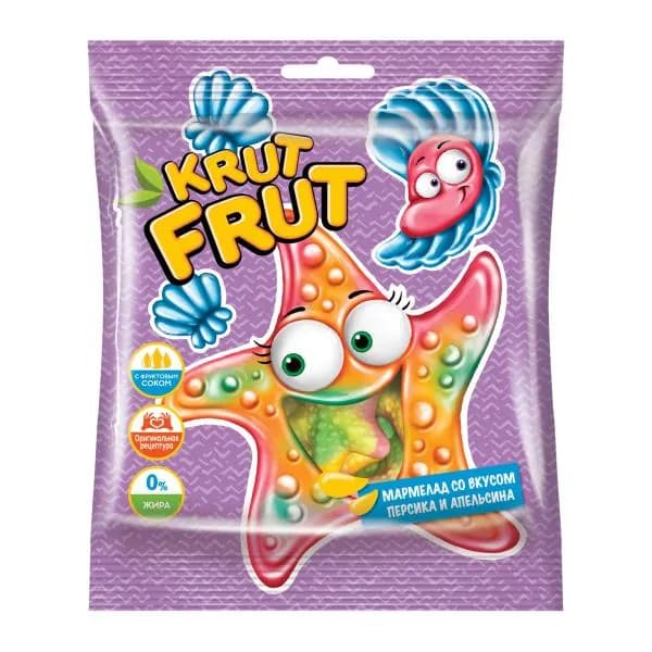 Мармелад жевательный Krut Frut Звездочки 100г