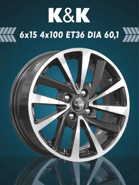 iFree KC899 Колесный диск Литой 15x6" PCD4х100 ET36 D60.1