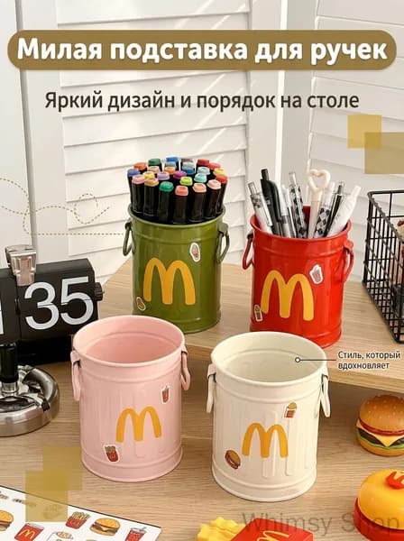 Милый держатель для ручек большой вместимости