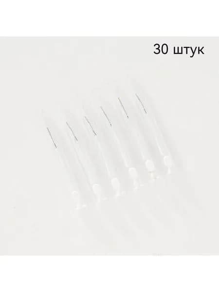Межзубные щетки 30шт Двухтактные многоразовые палочки для зубной нити для путешествий на открытом воздухе для чистки полости рта