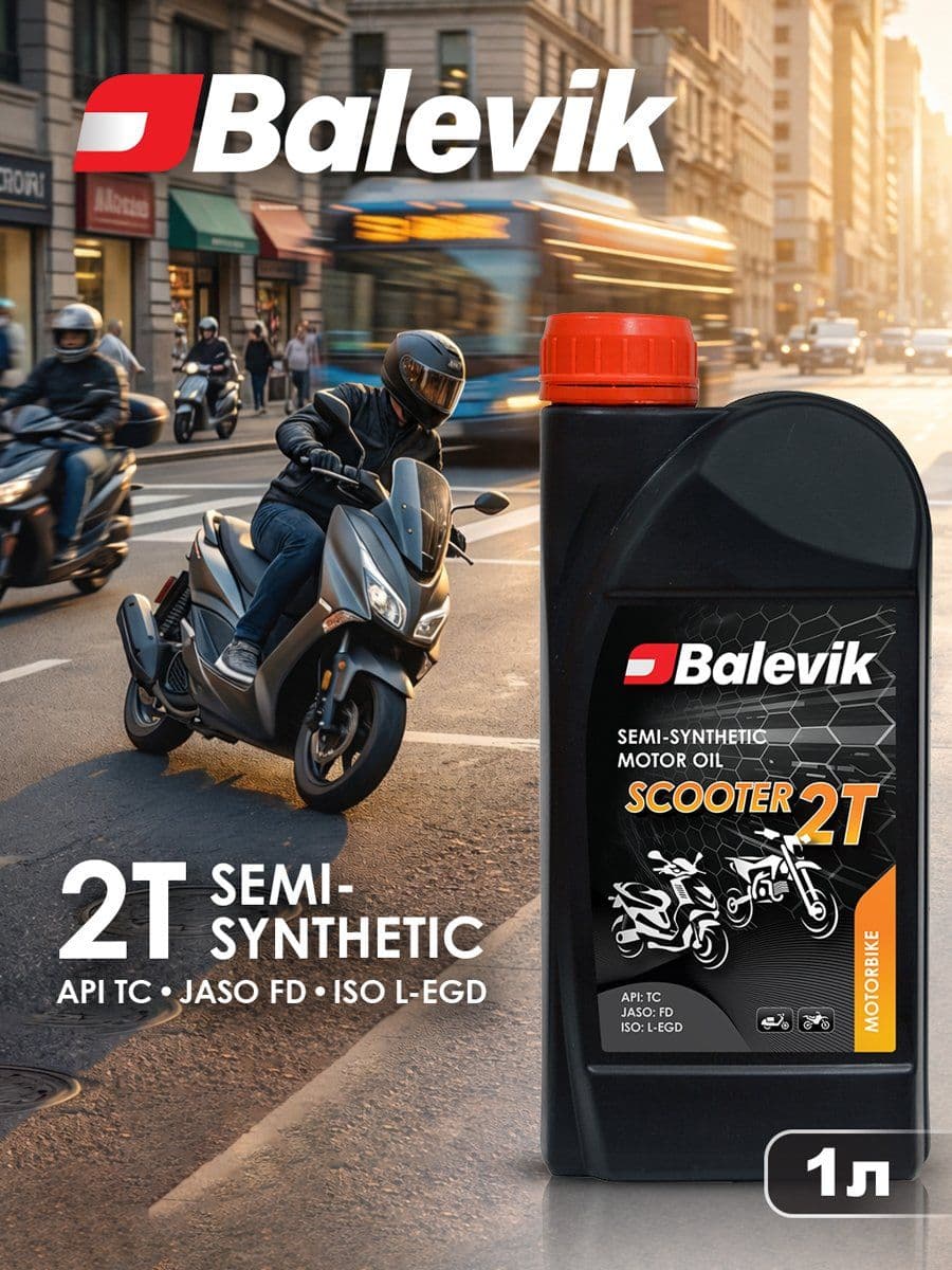 Balevik Масло моторное, Полусинтетическое, 1.01 л