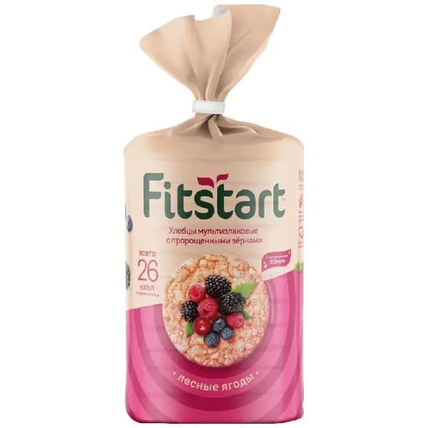 Хлебцы FITSTART мультизлаковые Лесные ягоды 100г