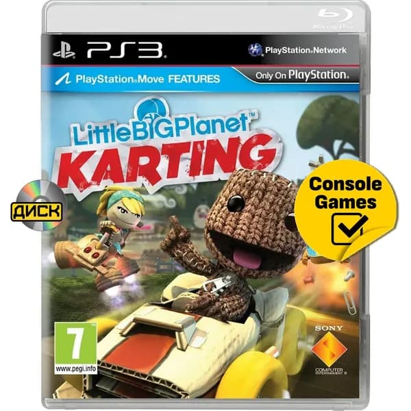 Игра PS3 LittleBigPlanet Картинг (Karting) для PlayStation Move (PlayStation 3