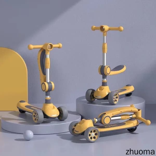 Самокат MS-944 Dream, желтый