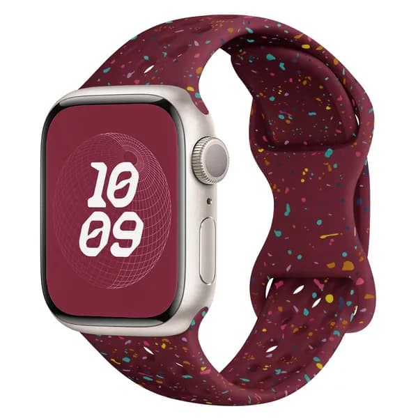 Часы Apple Watch Ultra 2 Band 49 45 44 41 42 мм цветные гранулы оригинальный ремешок, IWatch Series 9 8 7 6 5 SE 4 3 браслет