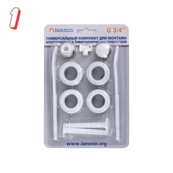 Монтажный комплект 3/4", 2 кронштейна LM2101400002011р, 0.5 кг, (набор из 1 шт)