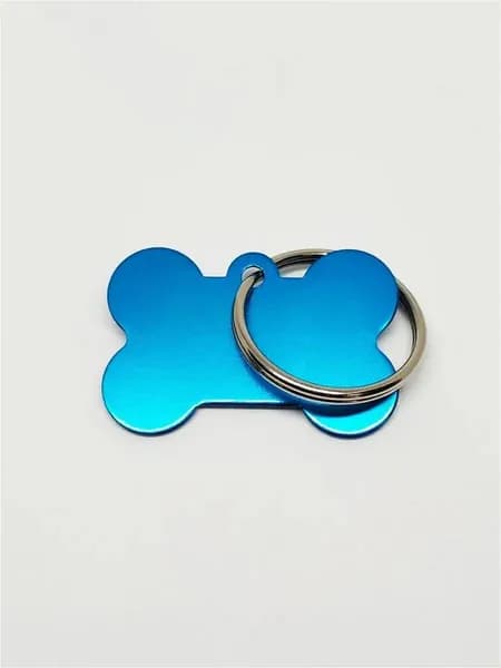 Адресник под гравировку / брелок на ошейник 3,9см на 2,6см