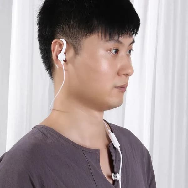 Наушники-гарнитура с микрофоном и кнопкой PTT, белые, 3,5 мм, для рации Xiaomi Mijia 1S