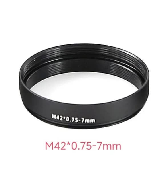 Angeleyes,Focal length extension tube,Переходное кольцо для двустороннего преобразования внутренней и внешней резьбы SCT M48X0.75 M42X0.75