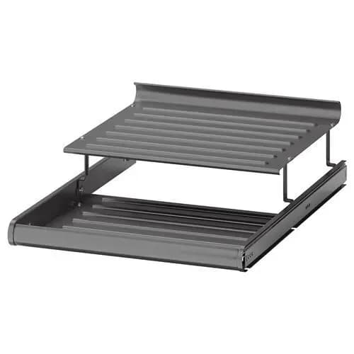 IKEA KOMPLEMENT выдвижная полка для обуви темно-серый (70257469)