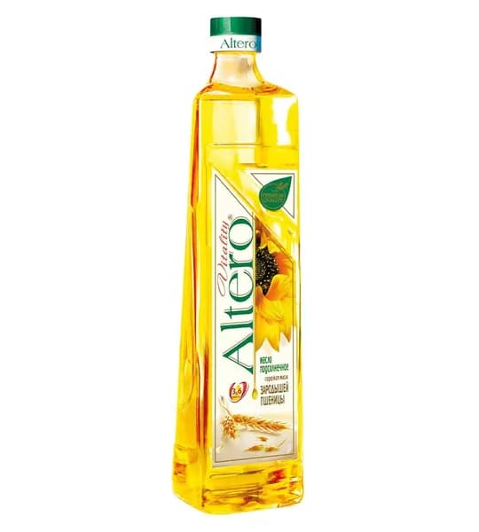 Масло подсолнечное Altero Vitality дезодорированное, 810 мл