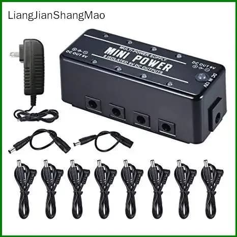 ROWIN LEF-329 MINI POWER Гитарные педали питания питания Multi Circuit Power 8 изолированные 9V выход с защитой от короткого замыкания