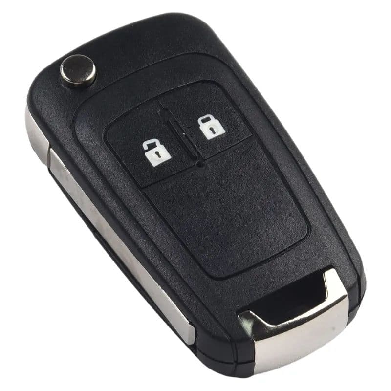 Корпус складного ключа с 2 кнопками, сменный складной ключ для Astra J Corsa E Opel Mokka 2013-2016 Zafira C 2012-2016