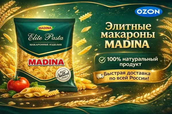 Макароны Мадина спираль 2кг