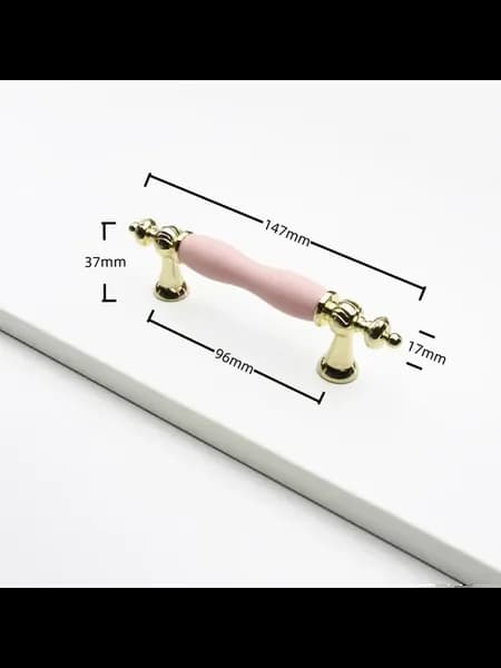 Керамические ручки для шкафов, набор из 1 штуки White-Knob