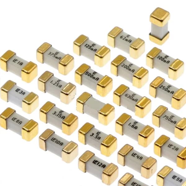 5 шт Предохранитель пластыря Медленное плавление 2410 ,6125 ,1808 STE серия SMD Fuse 6.1x2.6x2.6mm 250V 0.125A 250mA