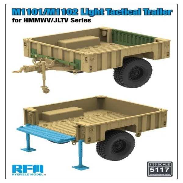 Rye Field RFM 5117 1/35 m1101/m1102 Легкий Трактор Поддон Модель