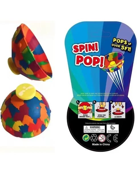 Pop-Up Spinner яркая и захватывающая игрушка попрыгун!