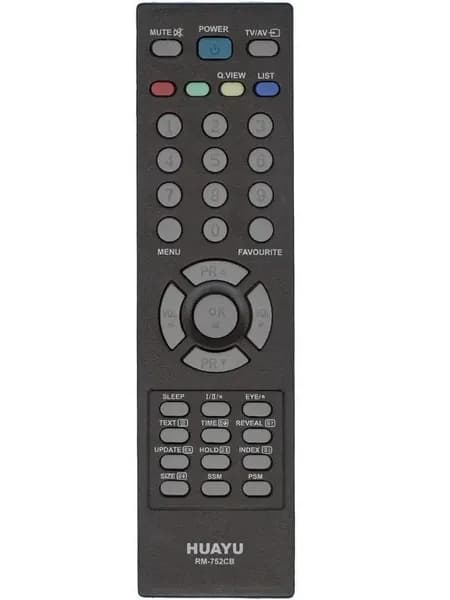 Пульт универсальный RM-752CB для телевизора LG / ЛЖ, ЛДЖИ, не требует настройки