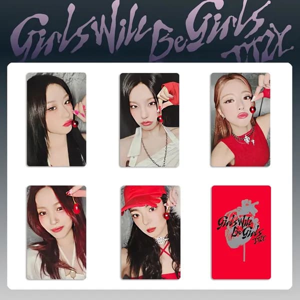 Карточки ITZY Girls Will Be Girls k-pop карточки коллекционные Фотокарточки 54 * 86 мм
