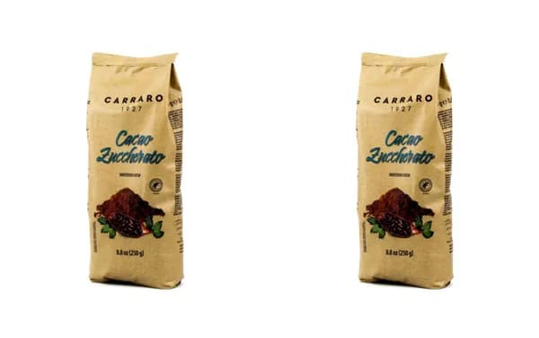 Carraro Какао растворимое Sugar Zuccherato, 250 г, 2 уп