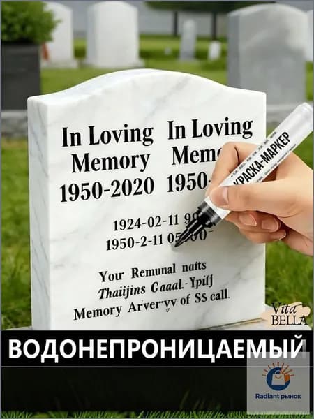 Маркер Масляный, толщина: 2.5 мм, 1 шт.для выделения текста
